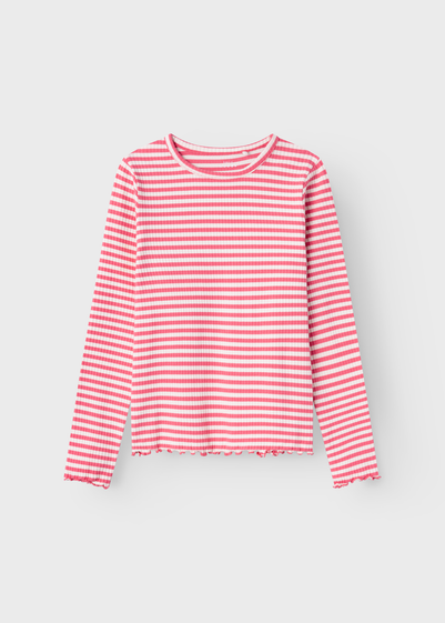 Name It Kids Pink Striped T-Shirt (6-12yrs)