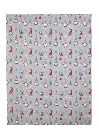 Catherine Lansfield Christmas Gnomes Cotton Dining Table Cloth (137x229 cm)