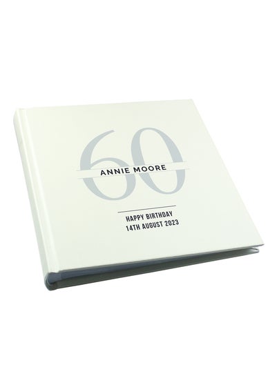 Personalised Memento Company Ivory Birthday Square Photo Album