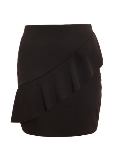 Quiz Black Frill Mini Skirt