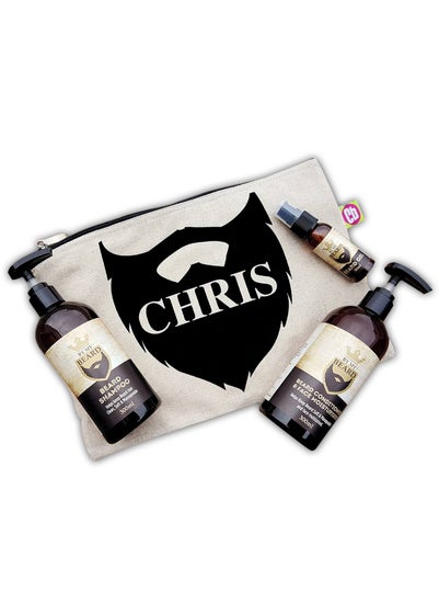 Personalised Memento Company Stone Name Only Beard Kit