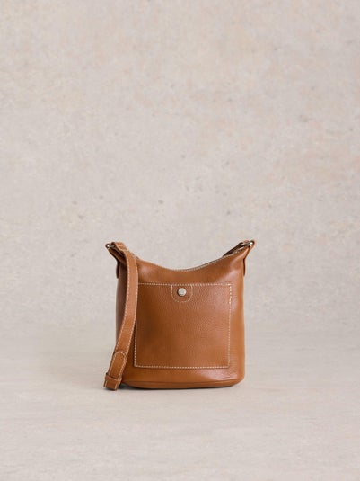 Mini Fern Crossbody-Tasche aus Leder