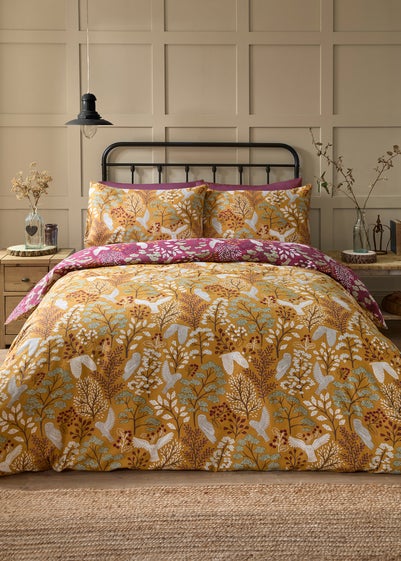 Dreams & Drapes Lodge Enchanted Gold Duvet Cover Set