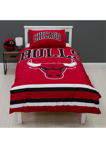 NBA Bulls Reversible Duvet Cover Set