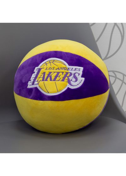 NBA Lakers Purple Basketball-Shaped Cushion