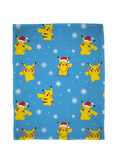 Pokemon Snowy Faux-Shearling Backed Fleece Throw (100x150cm)