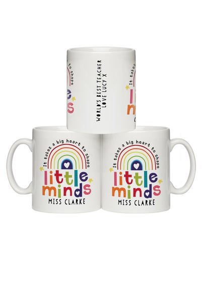 Personalised Memento Company White Shape Little Minds Mug