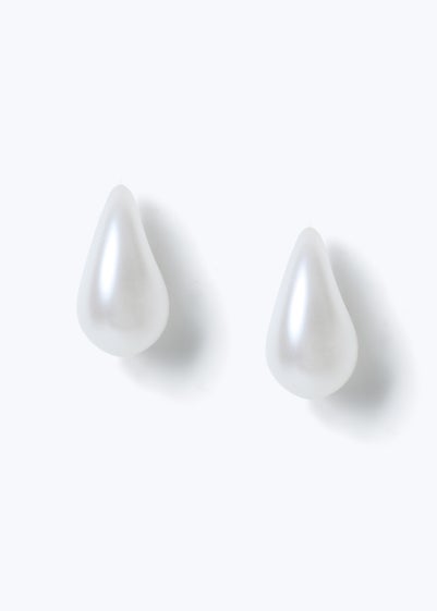 Muse Pearl Teardrop Stud Earring