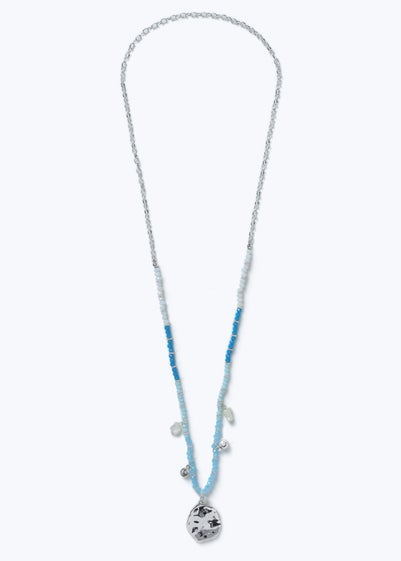 Muse Turquoise Facet Bead Necklace