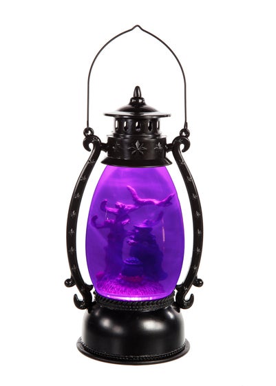 Premier Decorations Battery Operated Lit Fog Effect with Witch Scene (26cm)