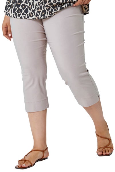 Roman Curve Natural  Curve Cropped Stretch Trouser