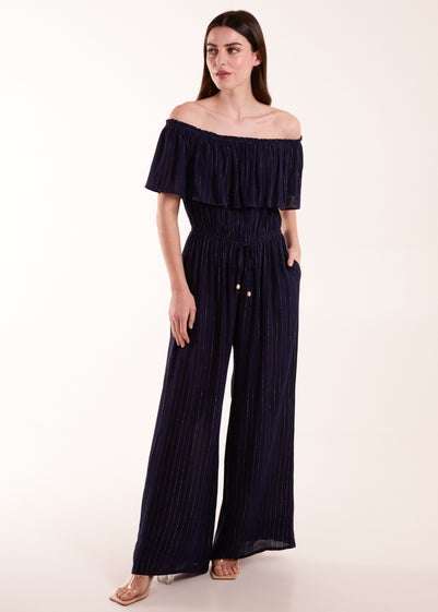 Blue Vanilla Blue Bardot Jumpsuit