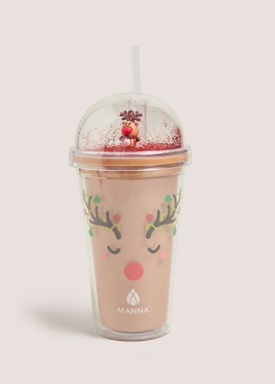 Reindeer Snowglobe Tumbler