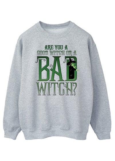 Wizard of Oz Bad Witch Heather Grey Sweatshirt