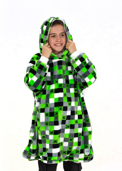 Minecraft Hooded Snuggle Wearable Fleece