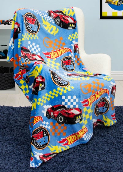 Hot Wheels Flame Fleece Throw