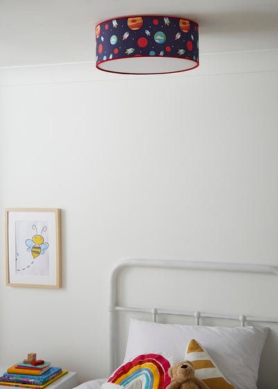 Glow Outer Space Flush Ceiling 3 Light (18cm x 40cm)