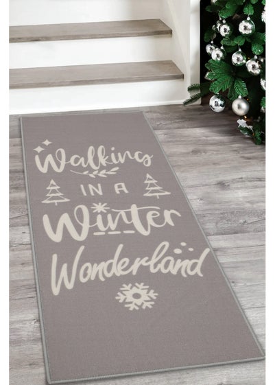 Homemaker Winter Wonderland Grey Runner