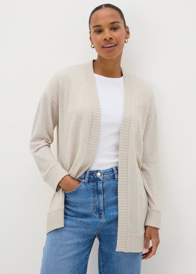 Oatmeal Knitted Cardigan