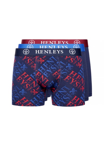 Henleys Multi Rutlers Boxers (3 Pack)