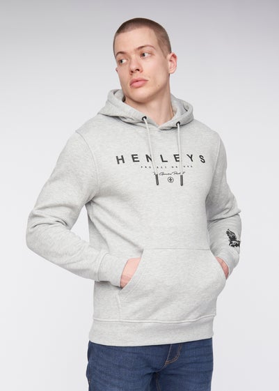 Henleys Grey Marl Hentyme Hoodie