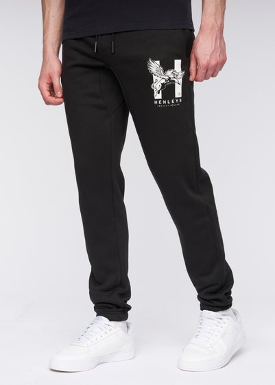 Henleys Black  Curveball Joggers