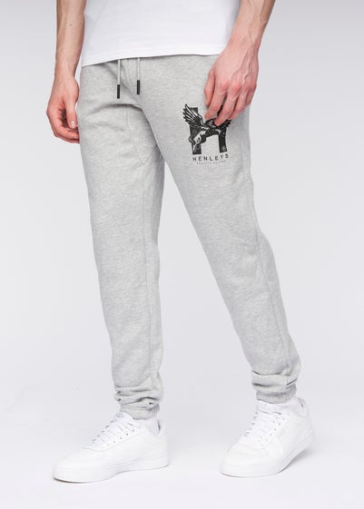 Henleys Grey Marl Curveball Joggers