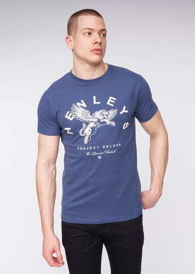 Henleys Deep Blue Colhen T-Shirt