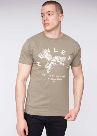 Henleys Dusty Olive Colhen T-Shirt