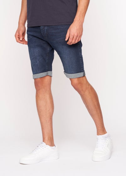 Crosshatch Dark Wash Tadcaster Denim Shorts