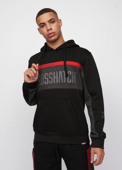 Crosshatch Black  Silomane Hoodie