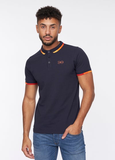 Crosshatch Navy  Chemfort Polo