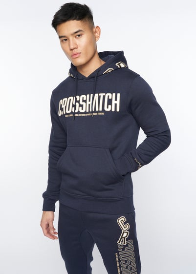 Crosshatch Navy   Doddington Hoodie