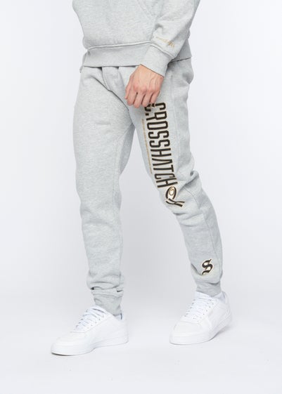 Crosshatch Light Grey Marl Doddington Joggers