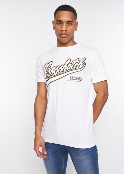 Crosshatch White  Cronstand T-Shirt