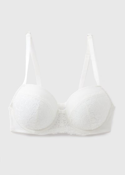 White Lace DD Plus Padded Bra