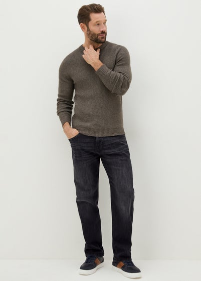 Black Wash Relaxed Fit Jeans