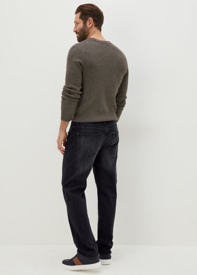 Black Wash Relaxed Fit Jeans