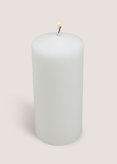 White Church Medium Candle