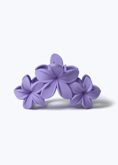 Muse  Lilac Hawaiian Flower Claw Clip