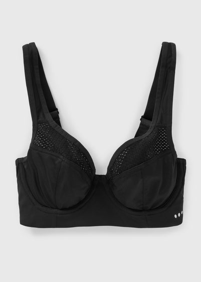 Souluxe Black Underwired Sports Bra