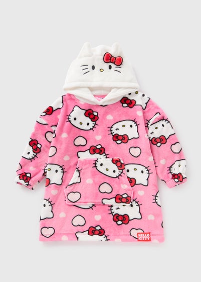 Hello Kitty Girls Pink Snuggle Hoodie (7-15yrs)