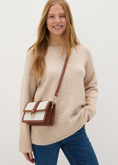 Tan Purse Crossbody Bag