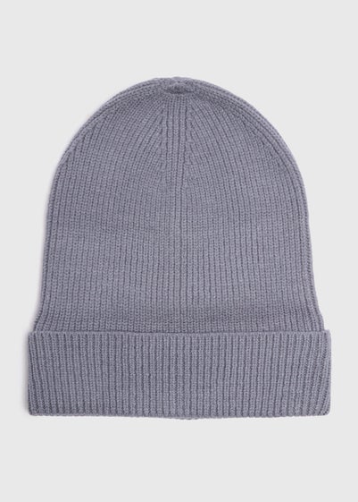 Light Blue Ribbed Beanie