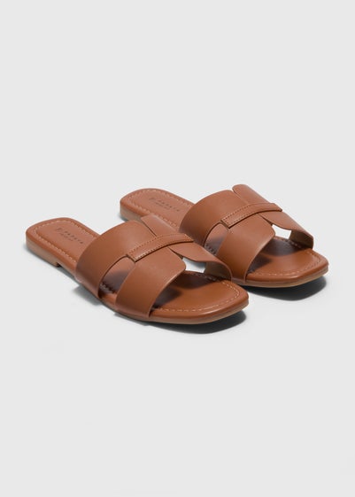 Tan Mule Sandals