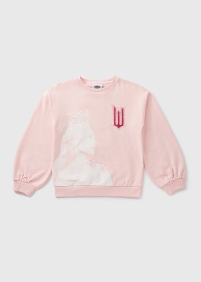 Wicked Girls Pink Glinda Sweatshirt (7-13yrs)