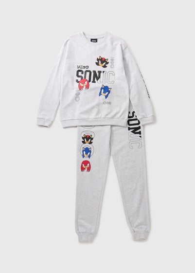 Sonic Boys Grey Sweatshirt & Jogging Bottoms (5-13yrs)