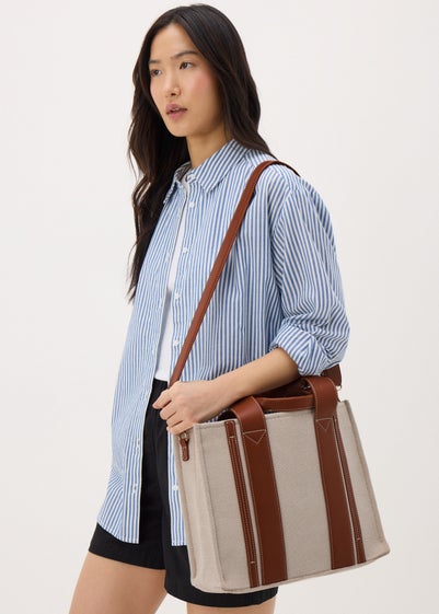 Natural Canvas Tote Bag