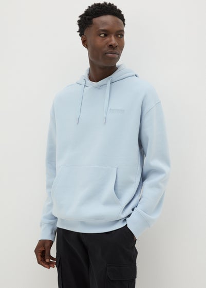 Light Blue Editions Relaxed Fit Hoodie