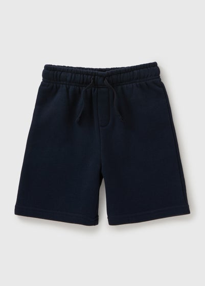 Boys Navy Jogger Shorts (7-15yrs)
